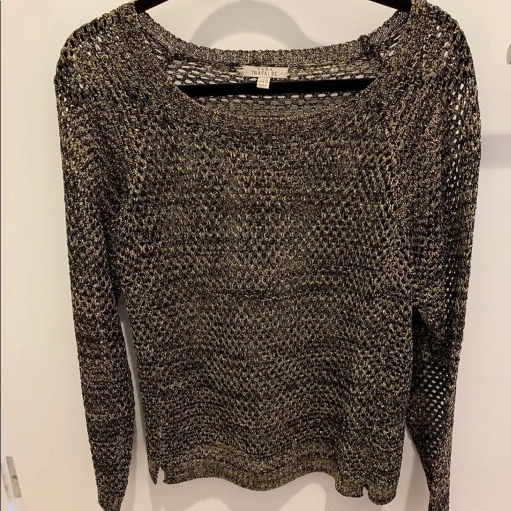 Zara gold top